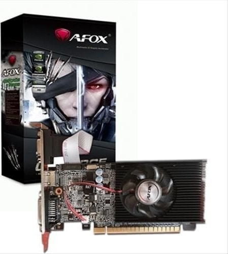 Placa video AFOX AF210-1024D3L5 GeForce GT 210, 1 GB DDR3, 2560x1600, 1000MHz/590MHz, 8.83x4.36x16.5cm, 300W.