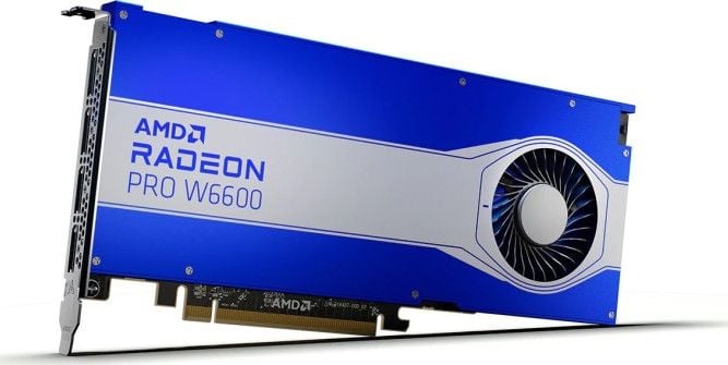 Placa video AMD 100-506159 RADEON PRO W6600 8GB GDDR6, 128bit, PCI-E 4, 4 x DP, Active, 2903 MHz.