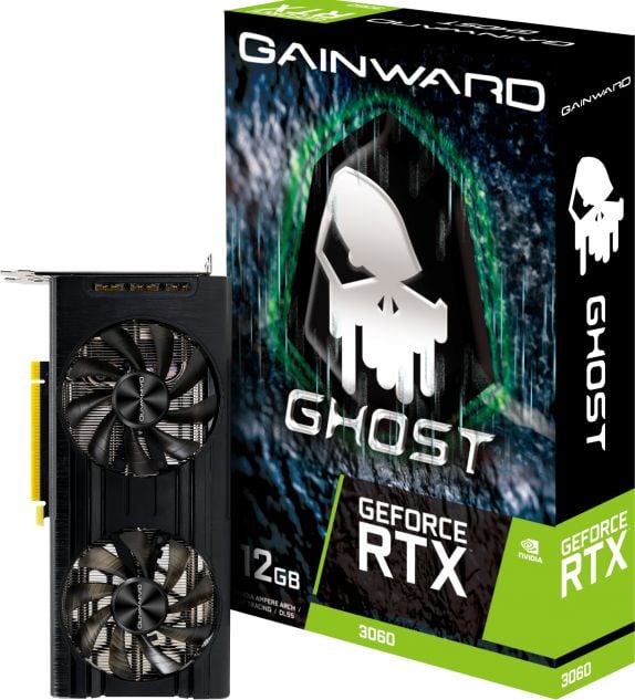 Placi video - Placa video Gainward GeForce® RTX™ 3060 Ghost LHR, 12GB GDDR6, 192-bit