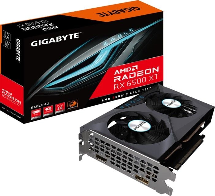 Placa video Gigabyte Radeon™ RX 6500 XT EAGLE, 4GB GDDR6, 64-bit