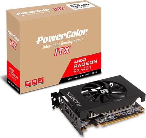 Placa video PowerColor AMD Radeon RX 6400 4GB GDDR6