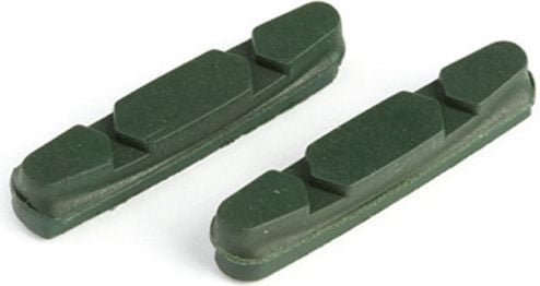 Plăcuțe de frână Clark CP231 ROAD (Shimano, Campagnolo, la marginea ceramică) 52mm verde