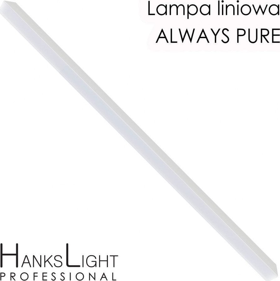 Plafoniera HanksLight Lampă LED HanksLight, alb, liniar, alu, suspendat, 1200mm, jos36W, 4000K