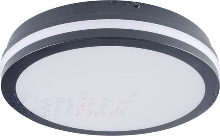 Plafoniera Kanlux Plafon LED cu senzor de miscare BENO 24W NW-O-SE GR 1920lm 4000K IP54 33345