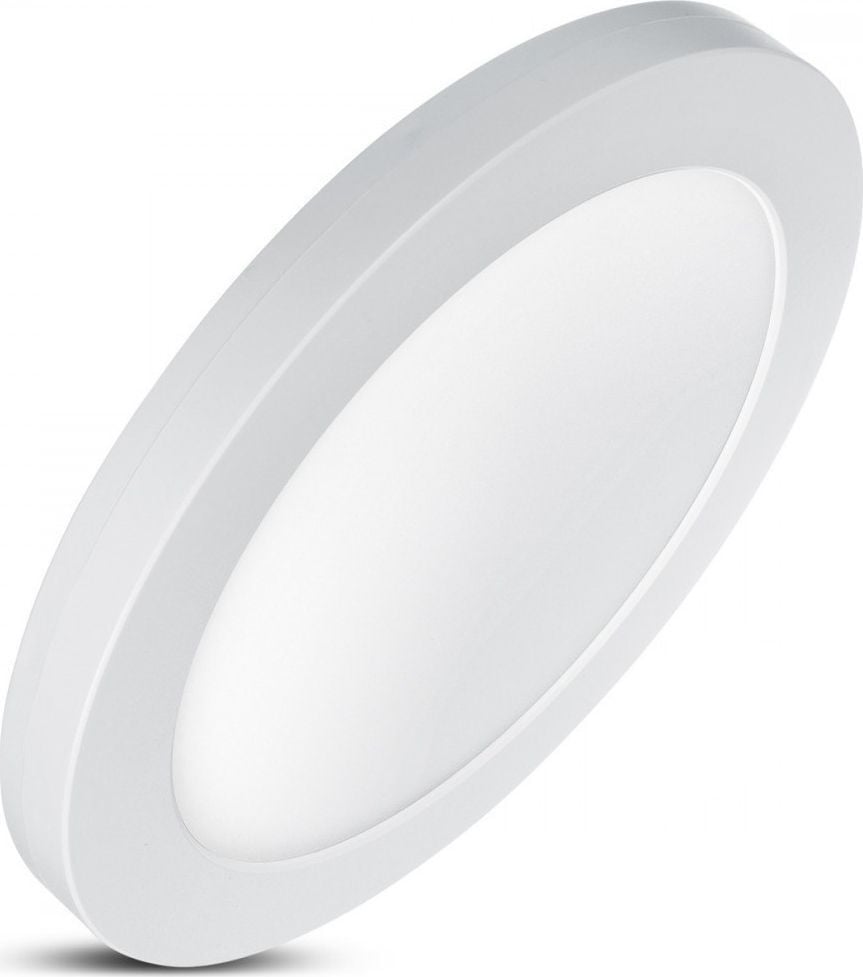 Plafoniera LED Led4U, 30W, cu senzor de miscare, LD142, alb