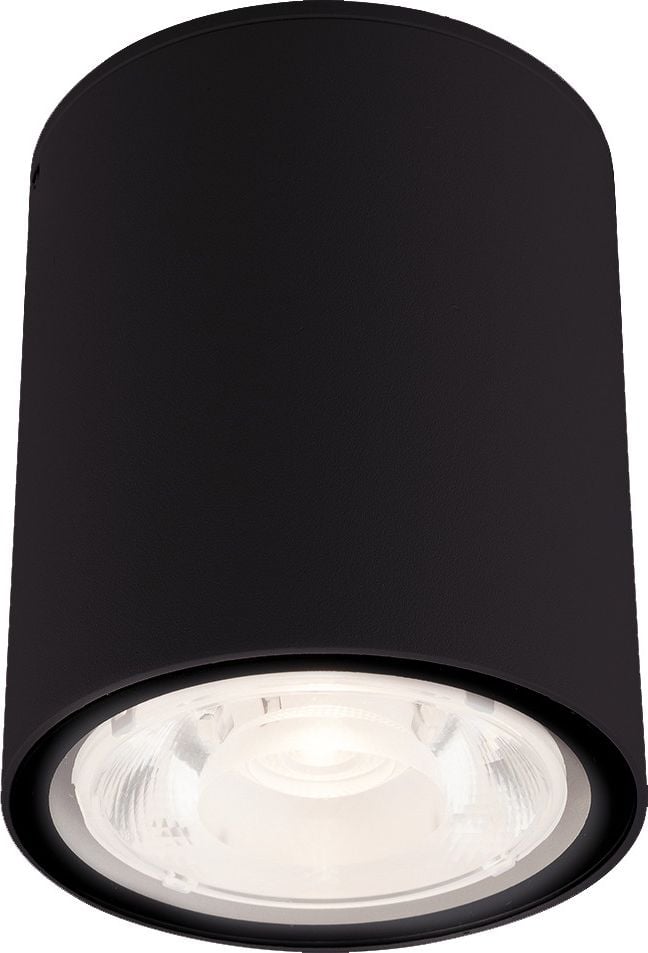 Plafoniera Nowodvorski Lampă cu tub negru montată la suprafață Nowodvorski EDESA LED BLACK M LED 9107