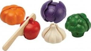 Plan Toys Plan Toys Set de legume in 5 culori