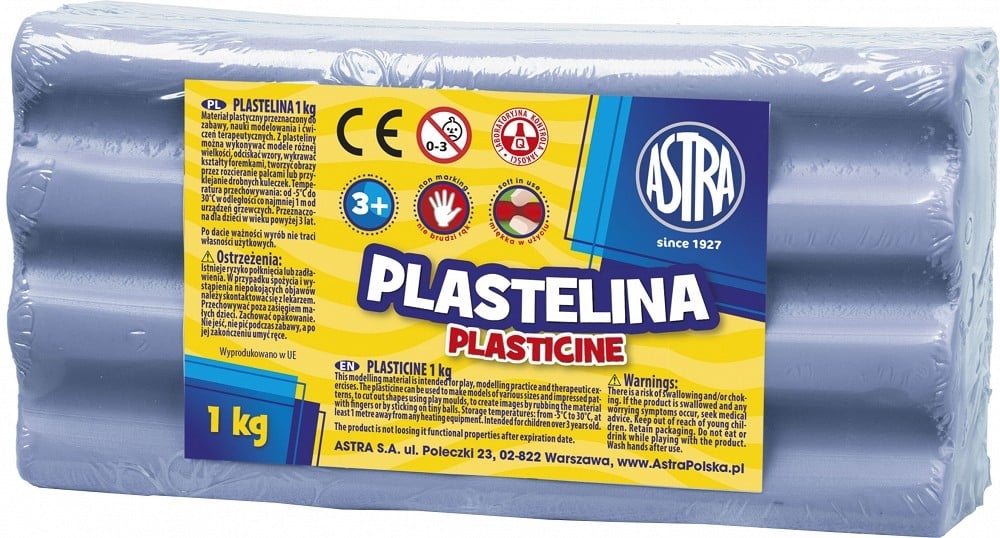 Plastilina Astra 1 kg albastru (303111014)