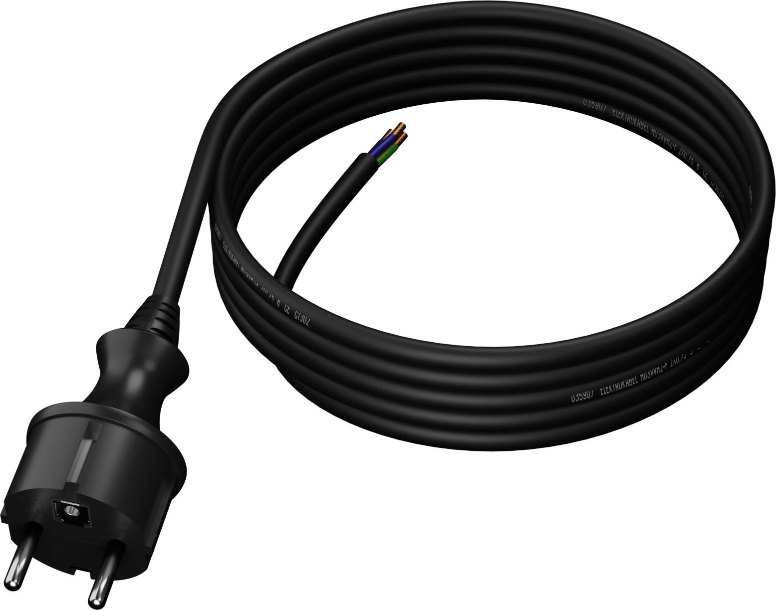 Plastrol Cablu de conectare cu mufa PP-40H cu 3m H05RR-F 3x1,5 IP44 (W-97271)