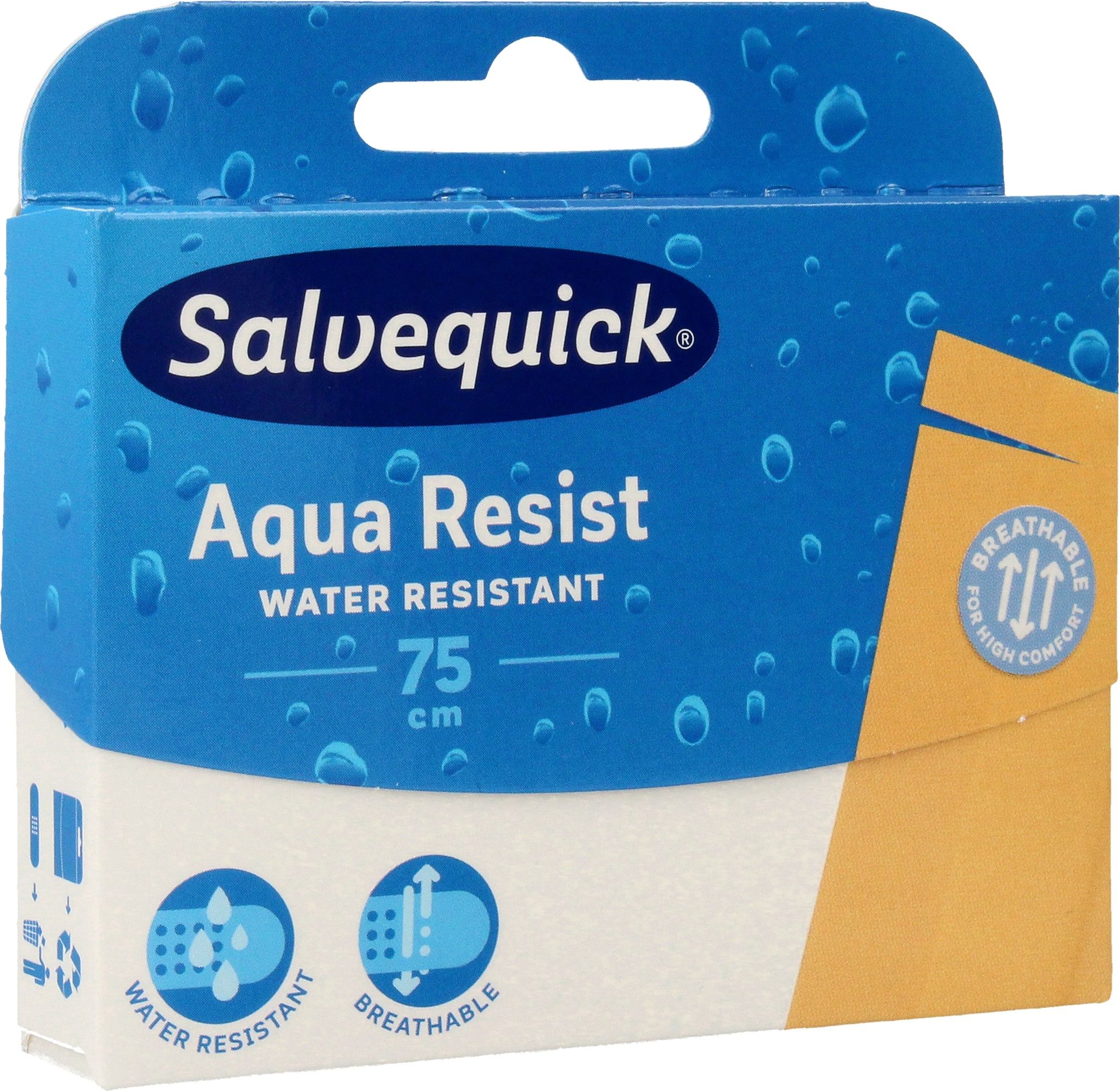 Plasturi Impermeabili Salvequick Aqua Resist, 22 bucati