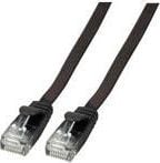 Plat cablu RJ45 U / UTP, categoria 6A, PVC, 1,5 m, negru (K8107SW.1,5)