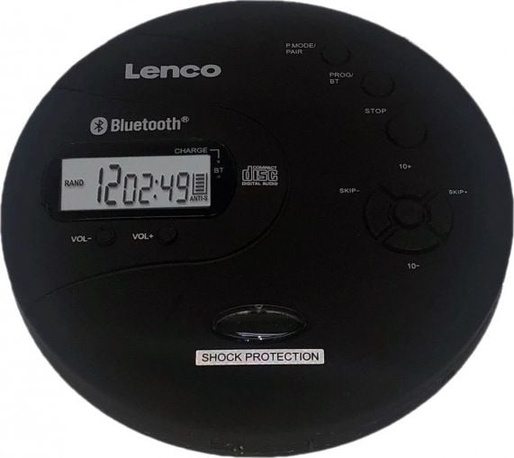 Radio, CD, DVD player auto - Player portabil CD Discman MP3 Bluetooth Lenco CD-300