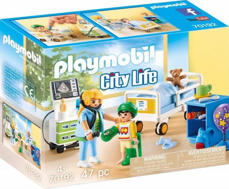 Playmobil City Life, Hospital - Camera copiilor din spital