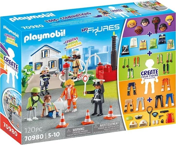 Playmobil PLAYMOBIL 70980 My Figures: Rescue Mission, jucărie de construcție