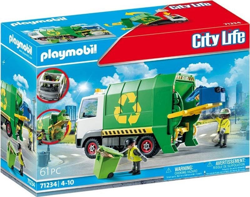 Playmobil Playmobil City Life Camion de gunoi 71234