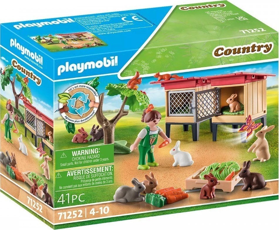 Playmobil Playmobil Cuști cu iepuri 71252