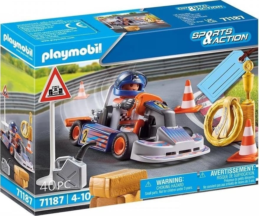 Playmobil Sofer de kart Playmobil 71187