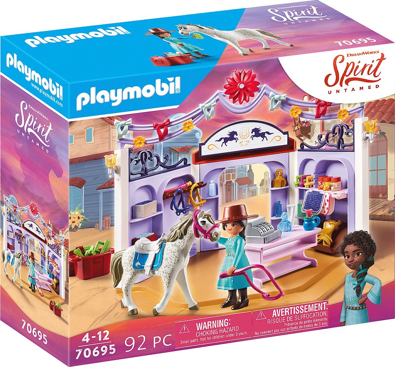 Playmobil Spirit IV - Magazin accesorii cai In Miradero