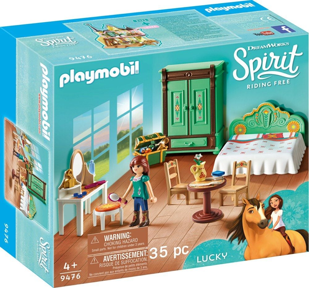 Playmobil Spirit - Dormitorul lui Lucky