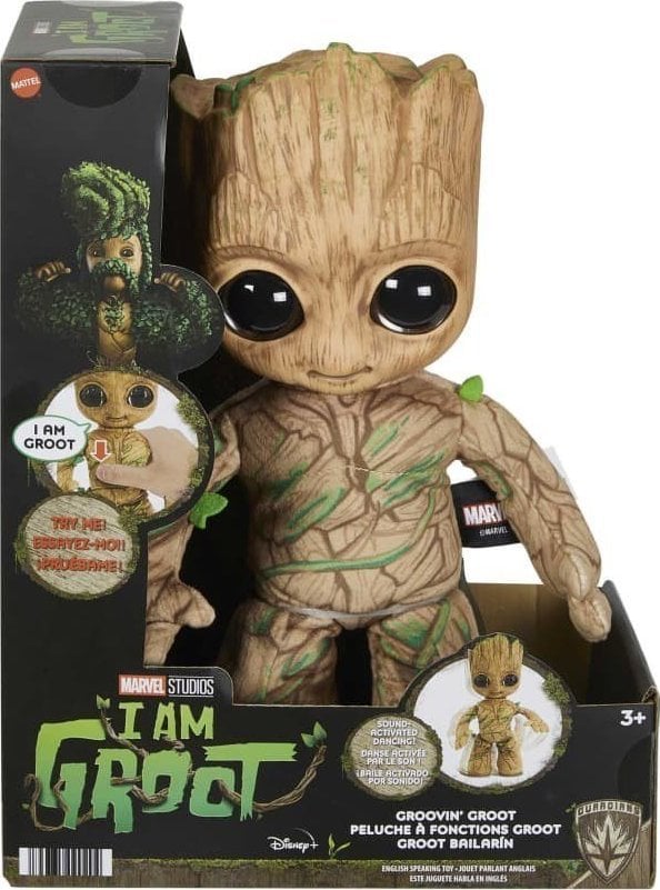 Plush Mattel cu funcție Marvel Groot