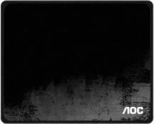 Mousepad de gaming AOC, 210 x 250 mm, Cauciuc, Negru, Alb