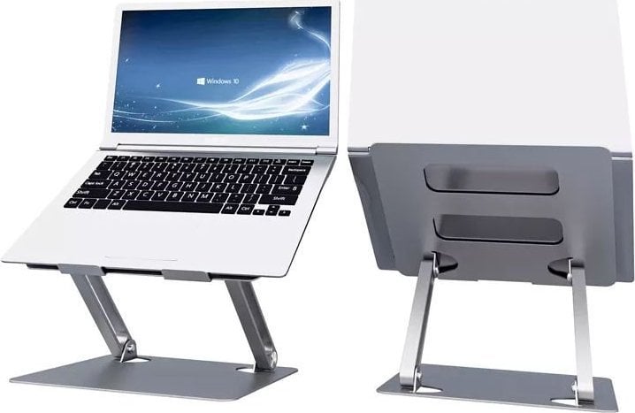 Podstawka pod laptopa Mozos LS3-ALU podstawka pod laptopa aluminiowa srebrna