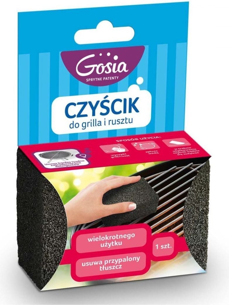 Politan Gosia Dispozitiv de curățat grătare și grătare negru (4874)