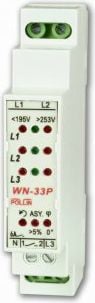 Indicator tensiune de măsurare LED 3 x 400V cu contactul 1Z 6A 250V AC (WN-33 P)