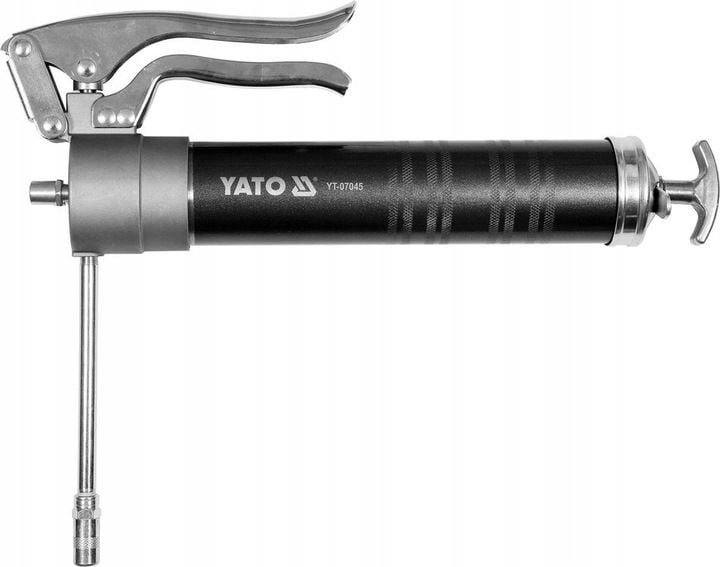 Pompa pentru degresat YATO YT-07045, Aluminiu, 400 ml, Manual, Negru/Argintiu