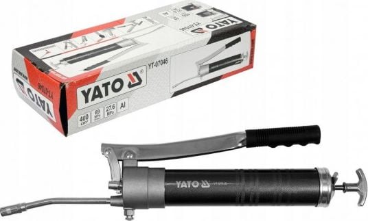 Pompa pentru degresat YATO YT-07046, Aluminiu, 400 ml, Manual, Negru/Argintiu