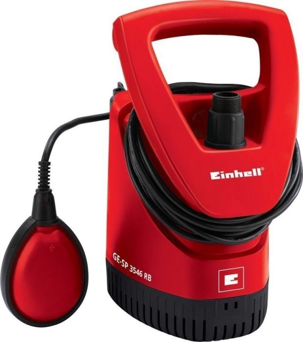 Pompa submersibila Einhell GE-SP 3546 RB, 350 W, 4600 L/h, adancimea maxima 7 m, inaltimea maxima 11 m, dimensiune particule 2,5 mm