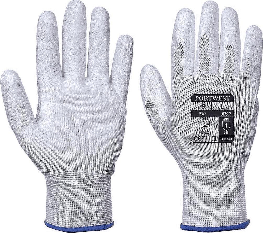 Portwest rękawice antystatyczne pokrywane PU rozmiar M (PP0562)