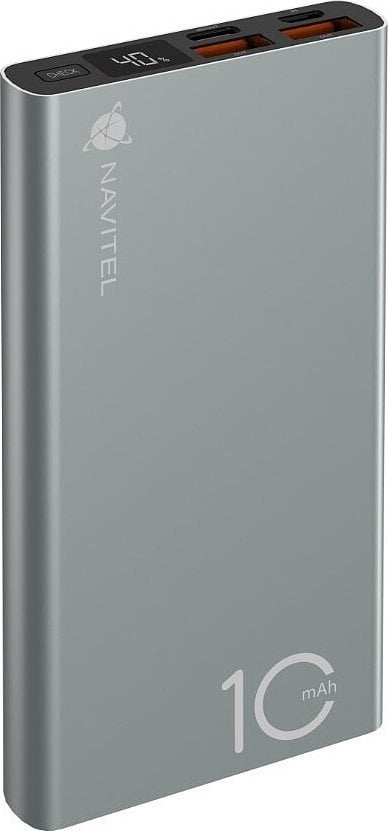 Powerbank Navitel PWR10 AL 10000mAh Srebrny