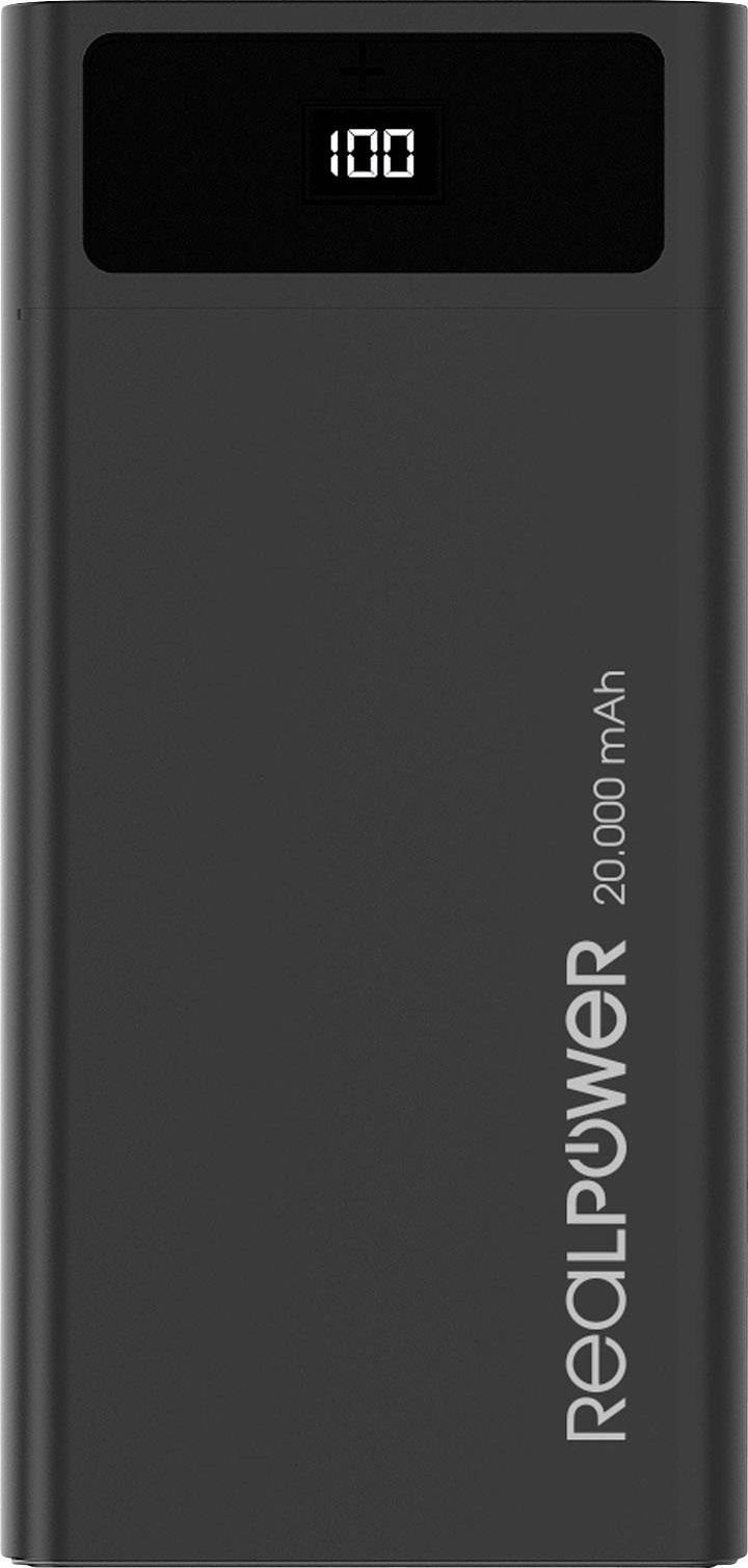 Powerbank Realpower PB-20k 20000 mAh Czarny