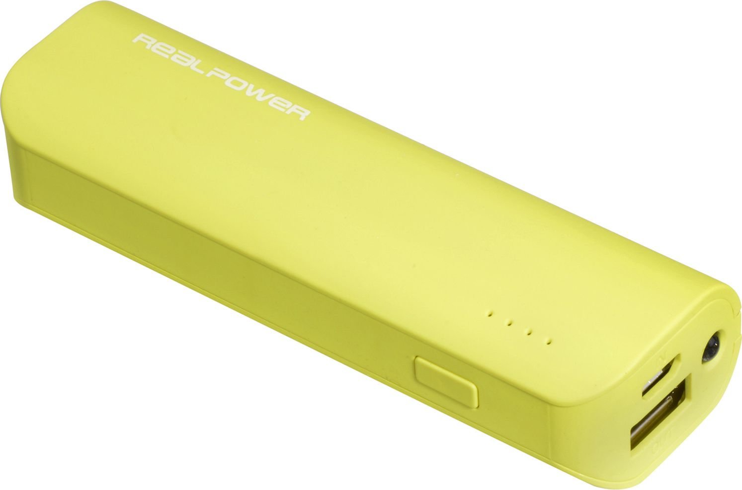 Powerbank Realpower PB-2600 2600 mAh Galben