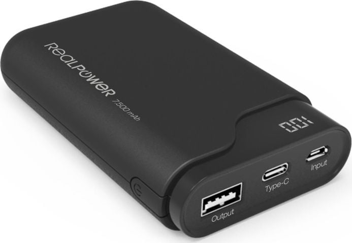 Acumulator extern realpower POWERBANK Realpower Type C 7500