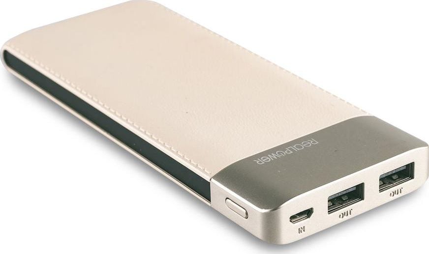 Powerbank Realpower PB-8000 Fashion 8000 mAh Cremă