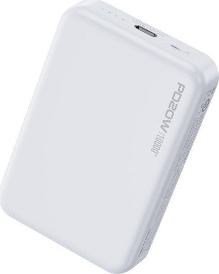 Powerbank Wekome Powerbank indukcyjny 10000 mAh Fast Charging PD 20W MagSafe Biały