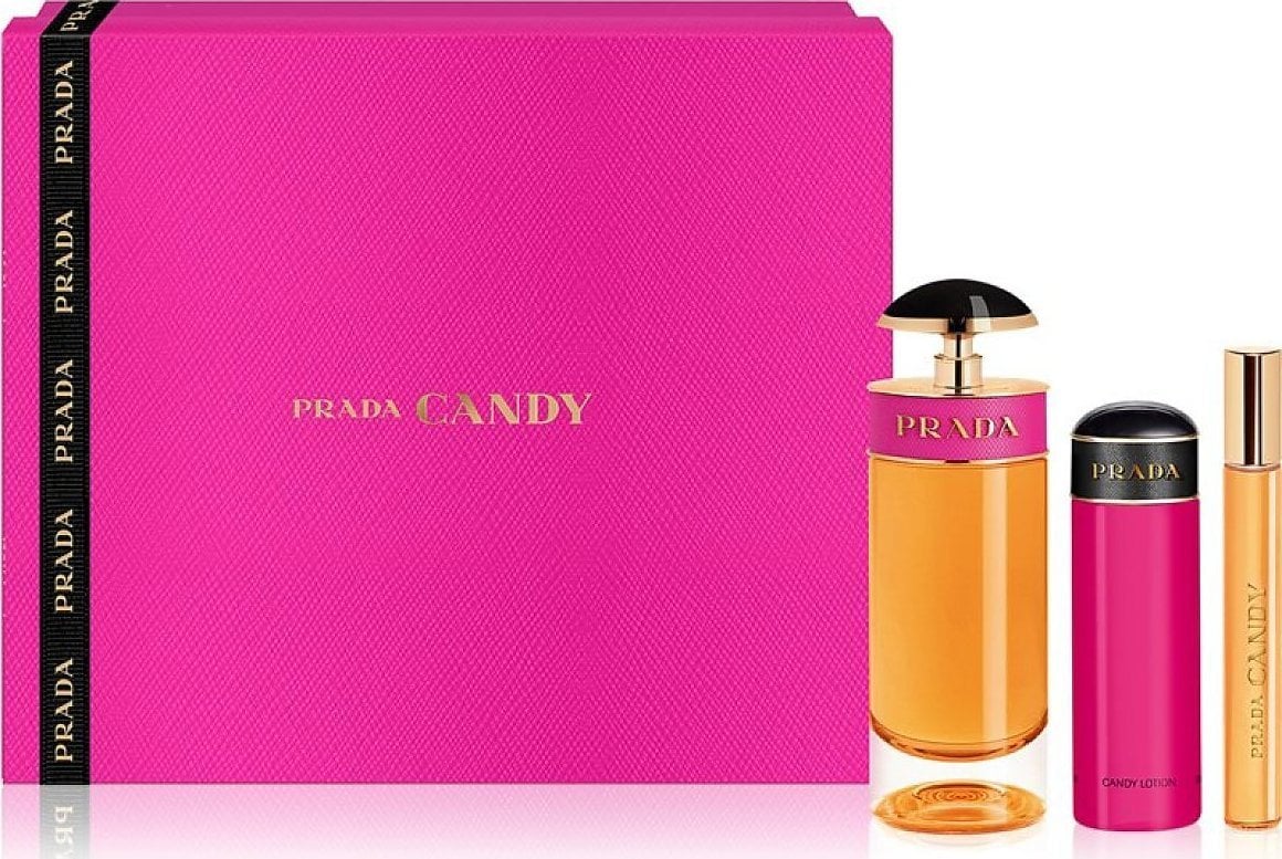 Prada Set Prada Candy Eau de Parfum 80ml + Lotiune de corp 75ml + Eau de Parfum 10ml
