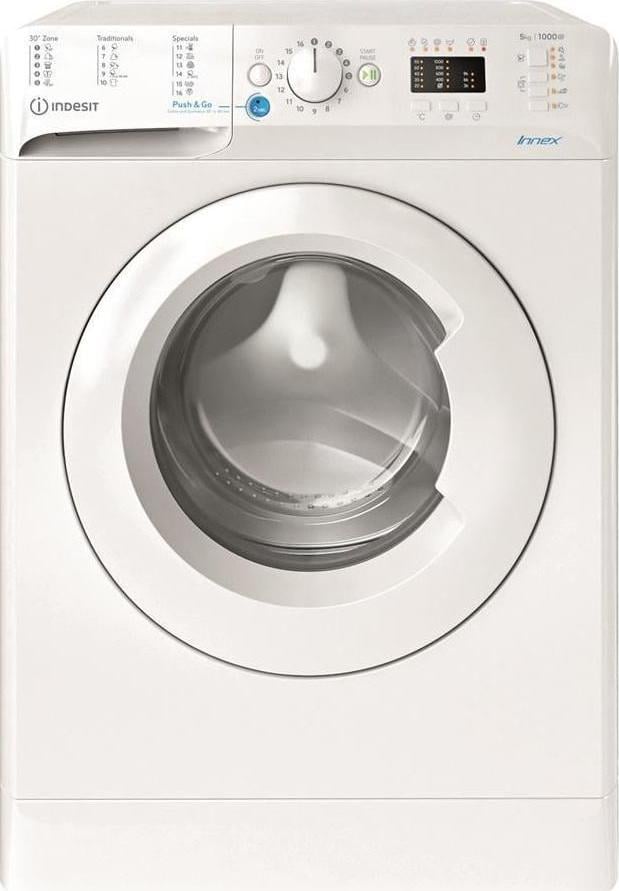 Masini de spalat rufe - Mașină de spălat rufe Indesit BWSA 51051 W EU N, 5 kg,
alb,
Fara functie de abur