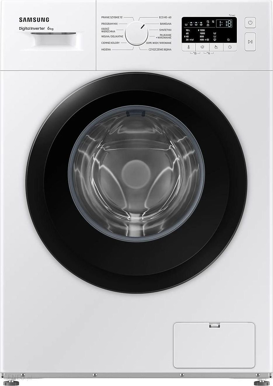 Masini de spalat rufe - Mașină de spălat rufe Samsung WW60A3120BE,alb,6 kg,Cu functie de abur