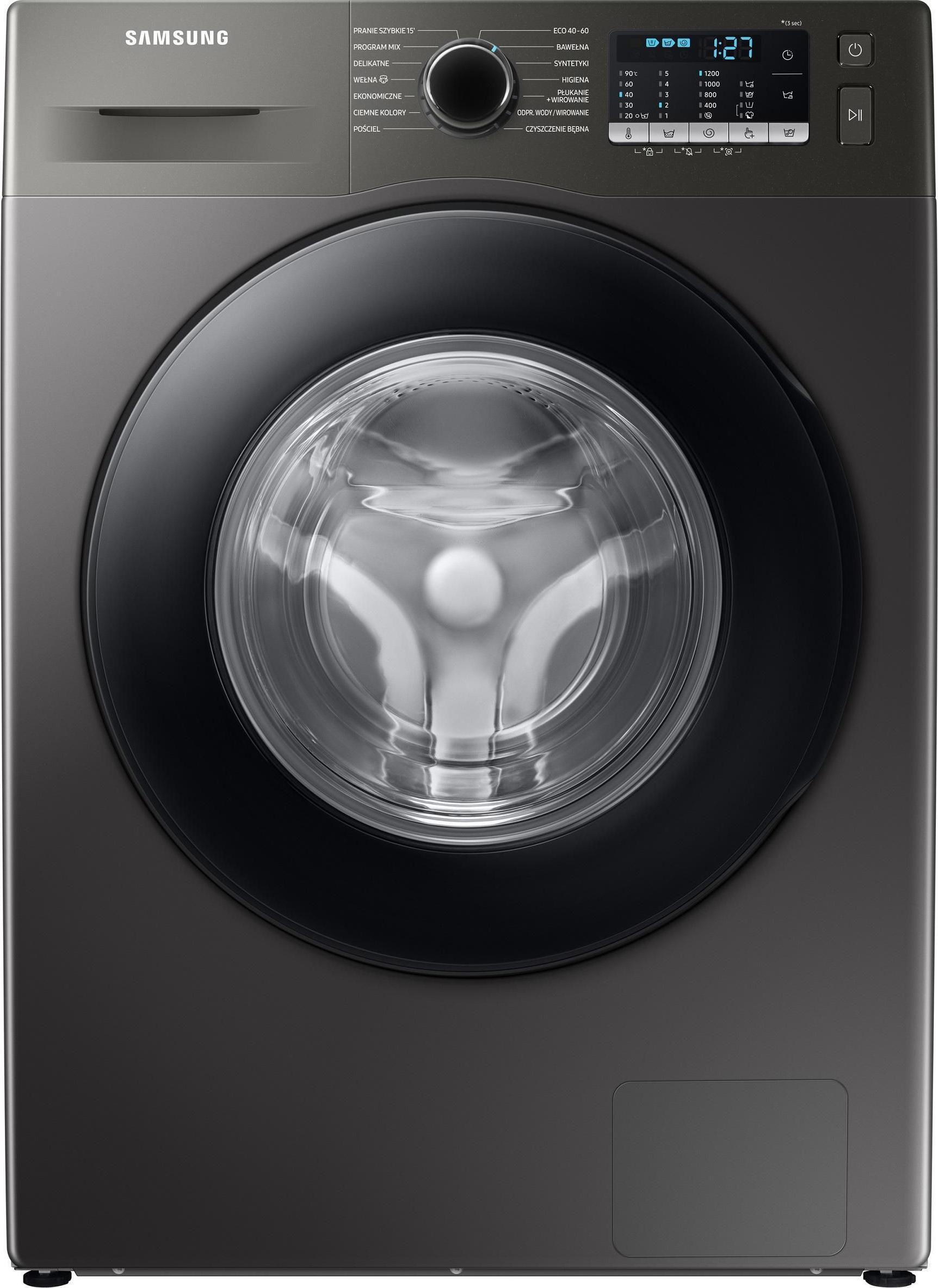 Masini de spalat rufe - Mașină de spălat rufe Samsung WW70TA026AX,
Gri,
7 kg,Cu functie de abur