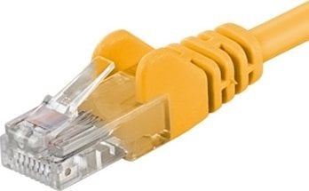 PREMIUMCORD Patch cablu UTP RJ45-RJ45 Cat5e 1,5m žlutá