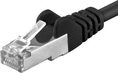 PremiumCord PREMIUMCORD Cablu patch CAT6a S-FTP, RJ45-RJ45, AWG 26/7 1,5 m negru
