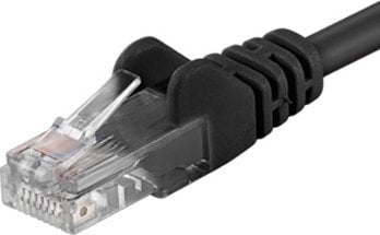 PremiumCord PREMIUMCORD Cablu patch UTP RJ45-RJ45 CAT5e 0,25 m negru