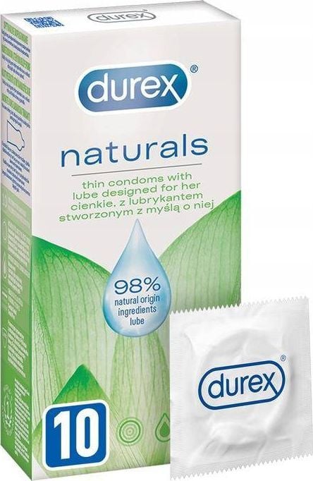 Prezervative Durex Naturals, 10buc