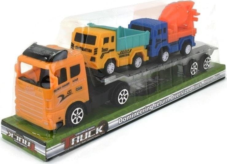 Camion Pro Kids cu camion de remorcare și vehicule