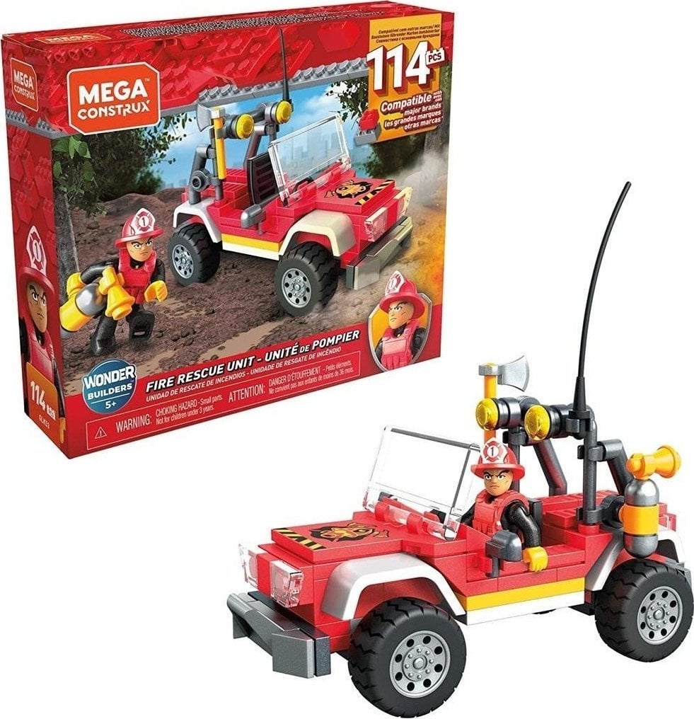 Blocuri de construcție Pro Kids Mega Construx Brigada de pompieri