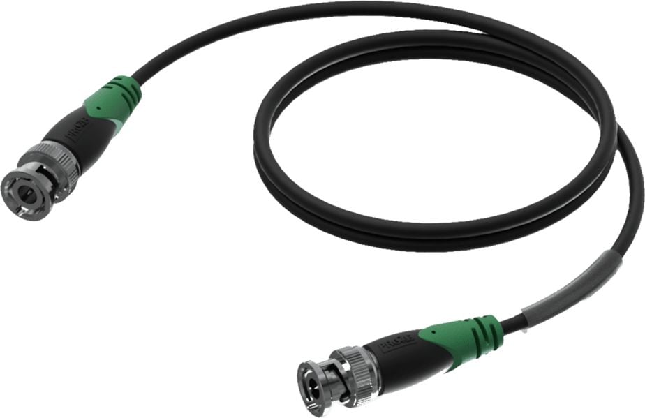 Procab BNC - cablu BNC 0,5 m negru (CLV156/0,5)