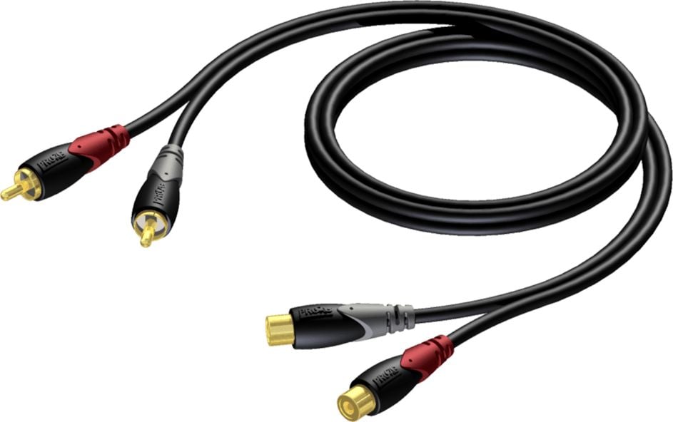 Procab RCA (Cinch) x2 - cablu RCA (Cinch) x2 1,5 m negru (CLA850/1,5)